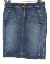 7 For All Mankind 7fam Belted Samantha Knee-length Skirt Dakota - £20.71 GBP