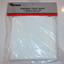 NEW Portable Toilet 12QTY Bags for Camping Boating Outdoors works W/5 Ga... - $9.17