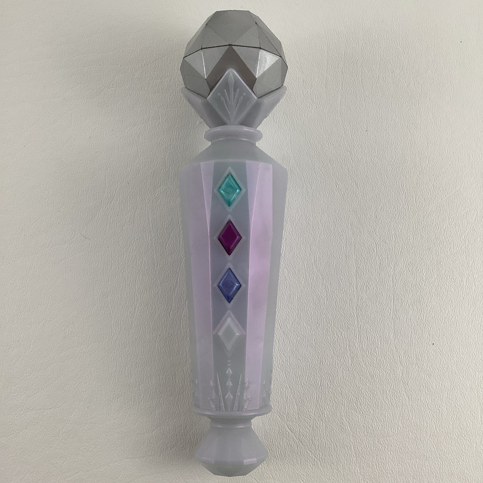 Disney Frozen Sing Along Microphone Light Up Musical Toy Anna Elsa Jakks - $24.70
