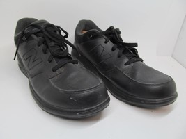 New Balance MW813BK Mens Black Walking Shoes Size US 14 EE - $39.00