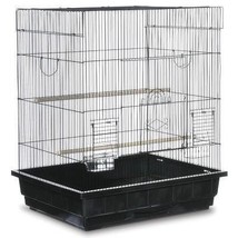 Prevue Pet Keet or Tiel Square Roof Bird Cage Black SP25212B B - $2,894.31 MXN