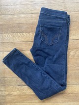 * Hollister dark wash super skinny jeggings blue jean denim pants 3 short - $13.86