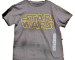 Mad Engine Kids T-Shirt 8 to 10 Star Wars Outline Charcoal - $11.98