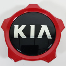 ONE 2021-2024 Kia Seltos SX # 74826R 18" Wheel RED Center Cap 52960-M6500 USED - £31.41 GBP