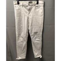 Ann Taylor Women&#39;s White Pants/Cropped Jeans/Skinny Sz10 SKU 3120 - £14.75 GBP