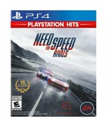 NEED FOR SPEED RIVALS PS4 NEW! CARS RACE, COPS, RACING, HIGH CHASE BURNO... - £18.23 GBP