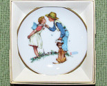 VINTAGE NORMAN ROCKWELL MINI PLATE BEGUILING BUTTERCUP SPRING 1984 508 B... - $10.80
