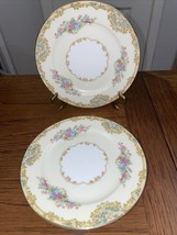 Lot Of 2  Vintage Noritake China Japan Alvin Bread &amp; Butter Plate 6 1/4” Floral - £10.47 GBP