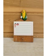 Vintage Farmhouse Magnet Note To-Do List Corn Theme - £17.14 GBP