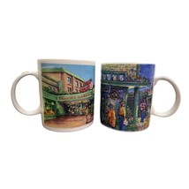 1999 Vtg Seattle Public Coffee Mug, Seattle Pike Place Mugs Lot of 2 coffee cups - £23.25 GBP