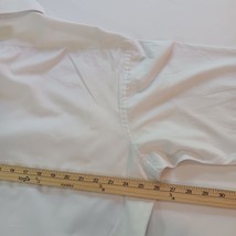 Smith Forester Men's White Cotton Blend Button Up Shirt Short Sleeve Size 17 1/2 image 8
