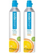 Soda Stream Sodastream 130L Liter CO2 Two Carbonators Canisters Refill  - £102.25 GBP