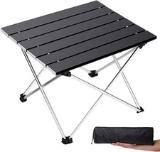 Grope Portable Camping Table With Aluminum Table Top, Folding Beach Tabl... - £31.12 GBP