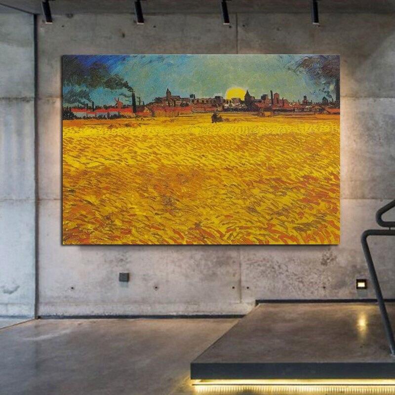 Hand Painted Van Gogh Famous Oil Painting The Catcher in the Rye Canvas Wall Art
