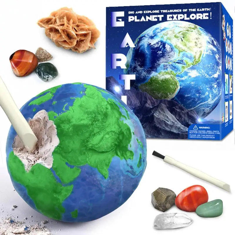 Gemstone Excavation Kit Discovery Geographic Mega Gemstone Earth Dig Kit Dig  - £13.39 GBP