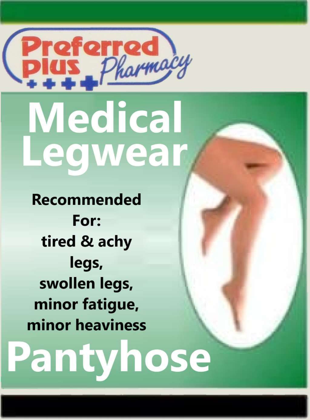 Preferred Plus Medical Legwear Pantyhose Size: Large 20-30mmHg (Beige) - $14.55