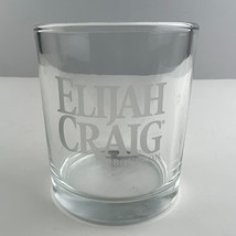 ELIJAH CRAIG  Glass Bourbon Whiskey Round Sipping Glass Lowball Old Fashioned - £10.24 GBP