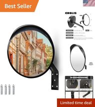 24 Inch Convex Mirror Outdoor with Adjustable Wall Fixing Bracket,Drivew... - $117.82