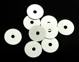 100 Stainless Steel Metal 5mm Flat Micro Thin Round Heishi Disc Spacer Beads - £3.15 GBP