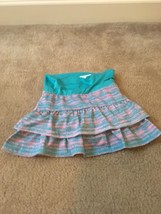 Puma Toddler Girls Graphic Print Skort Skirt Size 4T Blue Pink - £27.58 GBP