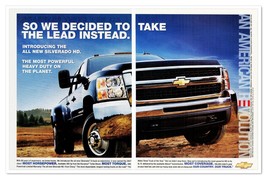 2007 Chevy Silverado HD Truck Decided to Take the Lead 2-Page Print Magazine Ad - £9.60 GBP