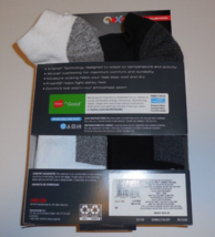 Hanes Ultimate Mens 8-Pair Low Cut Socks Grey Black White Size 6-12 Ultr... - $23.71