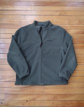 WINCHESTER Fleece Full Zip JACKET Green Men&#39;s L Rugged Sportsman Outdoor... - $15.79