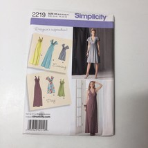 Simplicity 2219 Size 6-14 Misses&#39; Knit Dress in 2 Lengths - £10.19 GBP