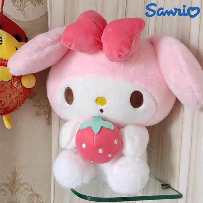 Io lovely kuromi my melody strawberry series plush animal doll cartoon cut plush pillo thumb200