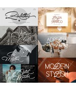 Inspire Fonts 100+ Pairing Font Logos, Cricut, Canva, Procreate Instant ... - $111.91 MXN