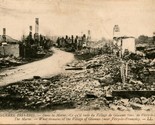 Cartolina WWI Gruerre Francia 1914-15 Rovine E Remains Di Village Di Gla... - $8.66