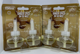 2 - Glade Plugins Ginger Spice Oh So Nice Oil Refill 2 Pack Air Freshener New - £23.72 GBP