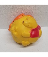Vintage 1978 Shelcore Pooh Bear Tigger Rubber Ball Disney Baby Squeak Toy - €12,80 EUR