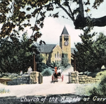 1908 Church of the Angels at Garvanza Pasadena Los Angeles CA Postcard - £7.31 GBP