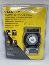 Stanley 31214 2 Outlet Outdoor Mechanical Timer,No 31214 - £12.01 GBP