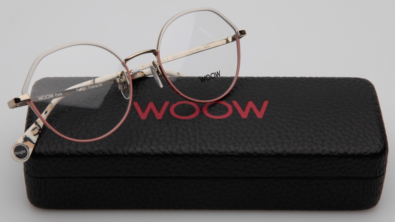 Primary image for NEW WOOW Bright Side 1 Col 984 White  EYEGLASSES FRAME 50-17-137mm B44mm