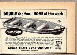 1951 Print Ad Aluma Craft Aluminum Boats Erich Swenson Made in Minneapolis,MN - £7.27 GBP