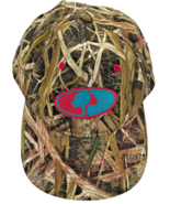 Mossy Oak Women&#39;s Embroidered Emblem Hat Camo Mossy Oak w/Pink-Blue Logo... - $212.30 MXN