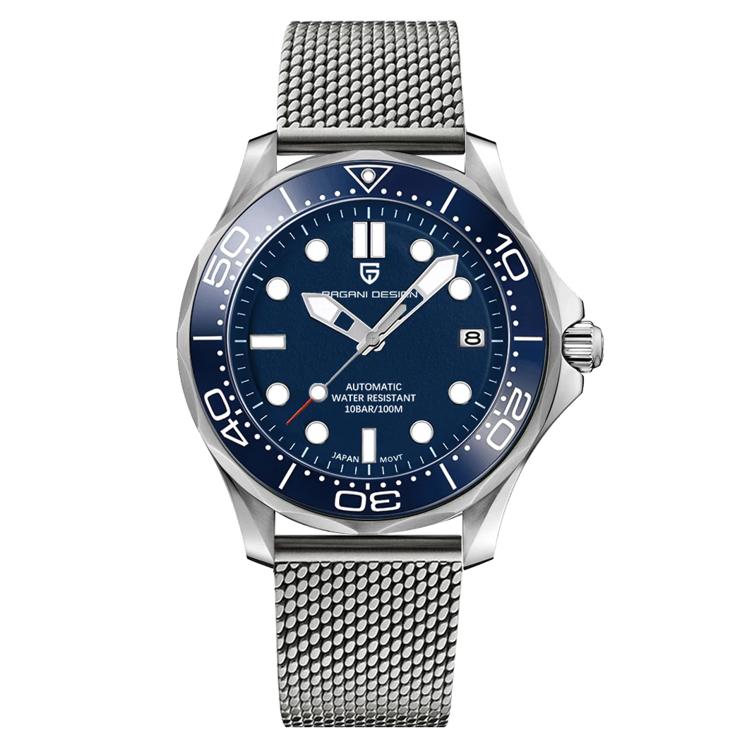 PAGANI DESIGN 007 Men&#39;s   Automatic Mechanical Watch For Men  belt Waterproof Wr - £295.13 GBP