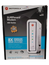 Motorola Arris Sur Fboard SB6141 Docsis 3.0 Cable Modem 400 Series (White) - Used - £16.32 GBP