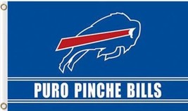 Buffalo Bills Puro Pinche Flag 90cmx150cm/3x5FT - $18.00