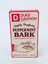 Duke Cannon Supply Co Bar Soap Peppermint Bark Scent 10oz Christmas Limited - $12.55