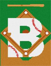 Pepita Needlepoint Canvas: Letter B Baseball, 9&quot; x 11&quot; - £43.80 GBP+