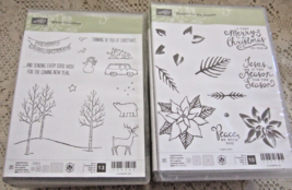 Mostly Unused Stampin&#39; Up! Photopolymer Stamp Sets Lot Of 13 160+ Stamps - £28.77 GBP