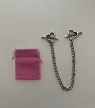 Sexy Body jewelry 1 Pair Adjustable Non Piercing  Nipple Jewelry Chain - £14.59 GBP