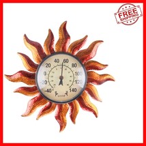 Sleek 13.7&quot; Waterproof Outdoor Thermometer with Bold Numbers for Easy Re... - $35.63