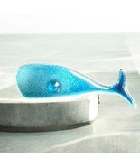 Vintage Mid Century Hogan Bolas Enamel Whale Pin Broach Brooch - $19.79