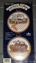 Vogart Decorator Doubles Cross Stitch Kit Frames 205A Church Antique Store - $12.75