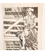 1966 Lee Westerners Clothing Advertisement Cowboy Fashion Clothes DWP9D - $28.07 CAD