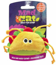 Mad Cat Tabby Taco Catnip and Silvervine Cat Toy - £4.68 GBP